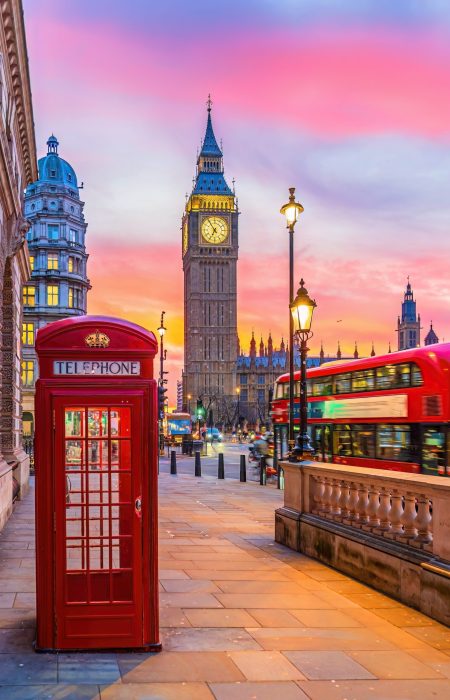 Big,Ben,Tower,Of,Houses,Of,Parliament,With,Telephone,Booth,