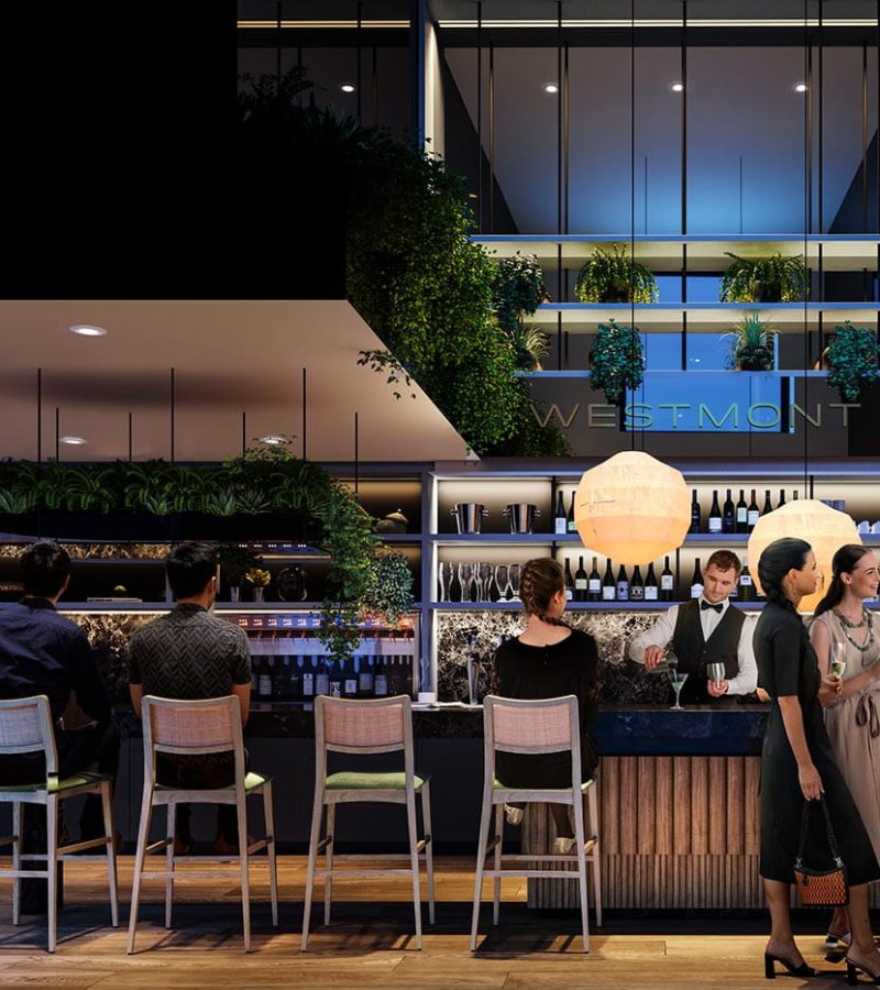 white-city-living-residents-facilities-gallery-bar-at-night-29032023.ashx